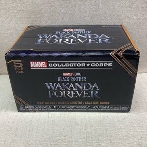 Marvel Collector Corps 5 Piece Black Panther Wakanda Forever Mystery Box